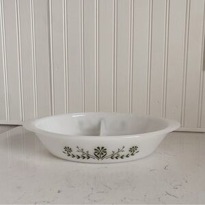 Vintage Divided Casserole Dish